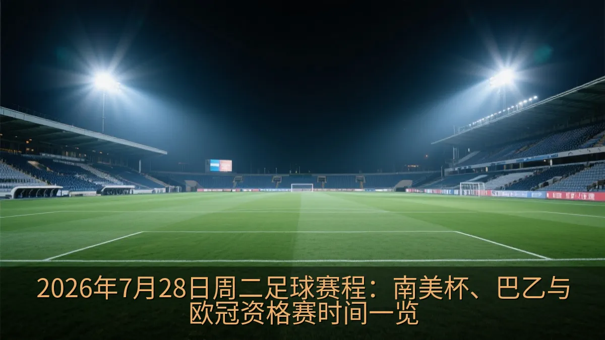 2026年7月28日周二足球赛程：南美杯、巴乙与欧冠资格赛时间一览